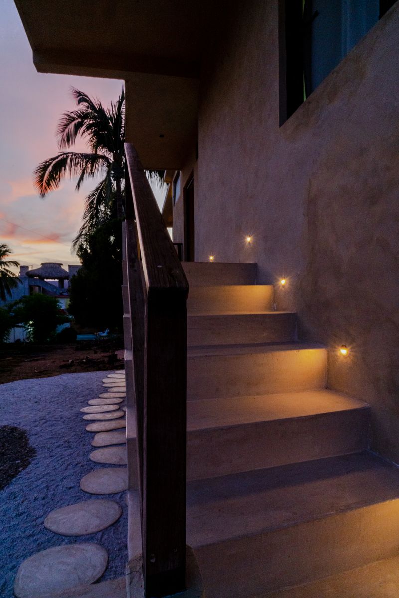 Jardín privado de la Suite Nativa en Puerto Escondido